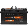 EXAKT Autobatterie 12V 100AH 790A/EN ersetzt 85Ah 88Ah 90Ah 92Ah 95Ah 100Ah
