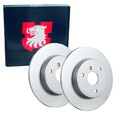2x JP GROUP BREMSSCHEIBEN Ø280mm VOLL VORNE passend für SMART FORTWO