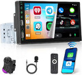 Single 1Din 7" Autoradio Apple CarPlay Android Auto Bluetooth Touchscreen FM MP5