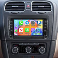 4+64G Autoradio Android 13 Carplay GPS NAVI Für VW GOLF 5 6 Touran Passat Tiguan