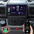 2+32G Android 14 Autoradio GPS Apple CarPlay WIFI FM Für Fiat Ducato 2006-2023