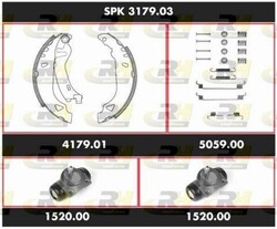 ROADHOUSE Super Precision Kit Bremsen Set Bremsbackensatz Trommelbremse Hinten