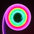 LED Lichterschlauch Stripe 5m Rainbow wasserdicht Fernbedienung Streifen außen