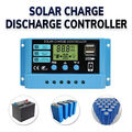 30A Dual USB LCD PWM Solarpanel Batterieladeregler Regler 12V/24V Neu