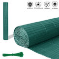 3m 4m 5m PVC Sichtschutzmatte Sichtschutz Zaunblende Gartenzaun Blickschutz Grün
