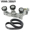 Mehrrippiger Keilriemen Set VKMA 38869 SKF für MERCEDES-BENZ A-KLASSE