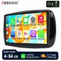 4+64G Für Smart Fortwo 453 2014-2019 Android 13 CarPlay Autoradio RDS Navi WIFI