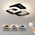 3-farbige Deckenlampe LED Deckenleuchte Wohnzimmer Flur Eingang Schwarz/Weiß