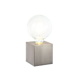 LUXUS NACHTTISCHLAMPE SCHREIB TISCHLAMPE TISCHLEUCHTE NICKEL MATT TOUCH 70291433