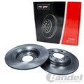 2X MAXGEAR BREMSSCHEBEIBEN 280mm VOLL HINTEN PASSEND FÜR MAZDA 323 6 626 MX-5