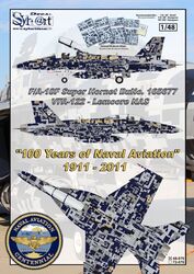 F/A-18F Super Hornet No 165677 "100 Years" - Syhart Decals - 48-070 - 1:48