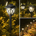 2/6X LED Solarleuchte Gartenlicht Solarlampen Außen Solar Wegeleuchte Nachtlicht