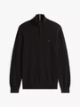 Tommy Hilfiger Herren Zip Pullover Troyer Pulli schwarz  Größe M - XXXL