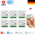 Zigbee 3.0 Smart Licht Schalter Modul Tuya Home Mini Funk Ein Ausschalter Alexa