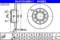 2x ATE Bremsscheibe 24.0110-0261.1 für AUDI A4 B7 B6 B4 80 SEAT EXEO 1KD 8E5 8ED
