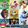 5D DIY Full Drill Diamond Painting Animal Cross Stitch Kit Living Room Wall Arts