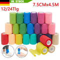 12/24 Rollen Selbsthaftende Bandage Elastisch Kohäsiver Verband Selbstklebender