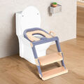Toilettentrainer Toilettensitz Kinder Baby WC Sitz mit Treppe Klositz Faltbar