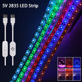 LED Streifen Stripe 5V USB 0.5-5m 2835 SMD Band Leiste Wasserdicht Selbstklebend