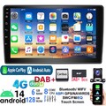 DAB+ 6+128G Android 14 CarPlay Autoradio GPS Navi RDS Für Fiat Ducato 2006-2023