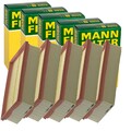 5x MANN-FILTER C 2485/1 LUFTFILTER 5-STÜCK!