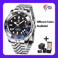 Pagani Design GMT Master Automatic Watch – Mens Steel Pepsi Design Date Mechanic