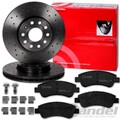 brembo GELOCHTE BREMSSCHEIBEN + BELÄGE VORNE passend für CITROEN C2 C3 C4 DS3
