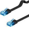 Flach-Patchkabel Cat6a U/UTP 500MHz 2x RJ45-Stecker Netzwerk-Kabel DSL Internet