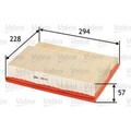 Luftfilter VALEO 585076 für Mercedes-Benz C