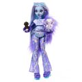 Monster High Doll, Abbey Bominable Yeti Fashion Doll with Pet Mammoth and Themed