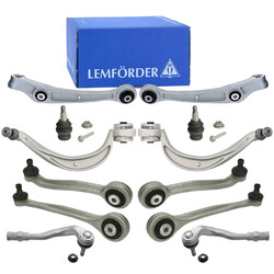 LEMFÖRDER Querlenker Spurstange Kopf mit Traggelenk Satz Vorne für AUDI A6