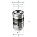 UFI Kraftstofffilter 24.012.00 für HYUNDAI KIA