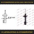 2X KYB STOSSDÄMPFER HINTERACHSE LINKS + RECHTS FÜR NISSAN