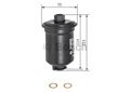 BOSCH 0 986 450 107 Kraftstofffilter Kraftstoff Filter für TOYOTA MITSUBISHI