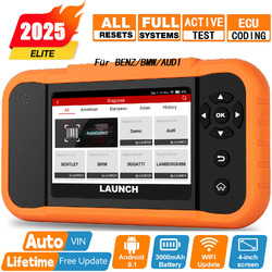 2025 Launch Creader Elite 2.0 OBD2 KFZ Diagnosegerät ABS SAS für Benz/BMW/Audi