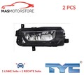 NEBELSCHEINWERFER PAAR SET TYC 19-12687-01-2 2PCS I FÜR VW CARAVELLE VI