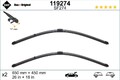SWF Wischblatt Scheibenwischer DAS ORIGINAL SET 119274 für BMW ALPINA D5 B7 B5
