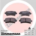ZIMMERMANN 24421.170.1 BREMSBELAGSATZ, SCHEIBENBREMSE HINTERACHSE FÜR BUICK (SGM