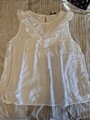 Damen/ Frauen Top Leichtes Shirt Weiß Gr M 38 Clockhouse