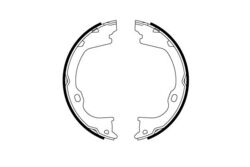 TRW GS8819 Bremsbackensatz, Feststellbremse für CHRYSLER DODGE JEEP