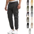 Indicode Herren Cargohose Levy-Stoffhose Männer Freizeithose Pants Lange Hose