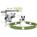 EM-Keramik-Halsband aus Paracord, Zier-Halsband für Hunde Größe XS-L grünschwarz