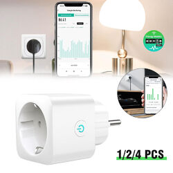 16A Smart Steckdose Tuya WIFI WLAN Home Socket Alexa Google Fernbedienung Timer