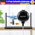 Aquarium Pumpe Super Leise Luftpumpe <35dB Mini Sauerstoffpumpe Rückschlagventil