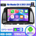 9"Android 13 Autoradio Carplay GPS Navi DAB SAT Stereo For Mazda CX-5 2012-2017