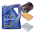KAMOKA Inspektionspaket MANNOL Special Plus 10W-30 5L für KIA Stonic 1.0 T-GDi
