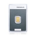 Hereaus 1g Gold Barren 999.9 in Blister