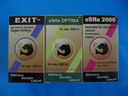 1 x Exit 1 x Optima 1 x eSHa 2000 je 20 ml NEU Versand kostenlos! Liter 366,50 €
