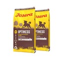 2 x 12,5kg JOSERA Optiness mit Lamm ohne Mais adulte normal aktive Hunde