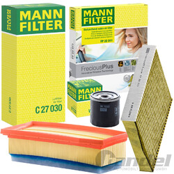 MANN FILTER INSPEKTIONSPAKET passend für 1.5 dCI DACIA DUSTER HM RENAULT CLIO 4